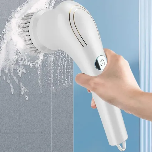 Электрическая беспроводная щетка Electric Cleaning Brush для мытья и уборки 5 в 1 Многофункциональная аккумуляторная USB щетка с насадками для чистки