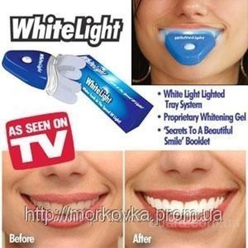Відбілювання зубів в домашніх умовах White Light Tooth, відбілювач