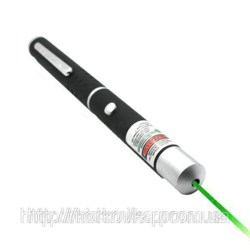 Зелений Лазер (Green laser) 5 насадок 5 в 1 8400, лазерні указки, лазер указка, лазер зелений