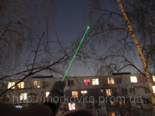 Зелений Лазер (Green laser) 5 насадок 5 в 1 8400, лазерні указки, лазер указка, лазер зелений