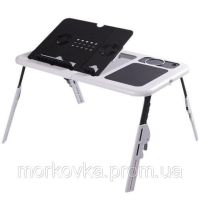 Підставка столик для ноутбука E-Table LD 09 2ма USB кулерами, Етейбл, е тейбл