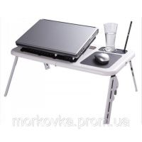 Підставка столик для ноутбука E-Table LD 09 2ма USB кулерами, Етейбл, е тейбл