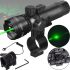 Підствольна лазерна указка Huohje Police LASER G20 Green Зелений промінь з виносною кнопкою, потужний лазерний целеуказатель до 100м під планку