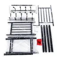 Підлогова вішалка для одягу в передпокій New simple floor clothes rack 60х29, 5х151 см Універсальна металева пересувна стійка Універсальна металева пересувна стійка Чорна