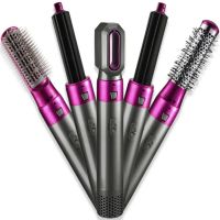 Електрична щітка Hot Air Styler 5 в 1 фен стайлер для сушіння, укладання та об'єму волосся, мультистайлер з насадками для завивки і випрямлення