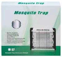 Электрическая светодиодная лампа ловушка Mosquito Trap KF-6006 6W для насекомых, Ловушка уничтожитель комаров и мух Kill Pest 6Вт от сети Белая