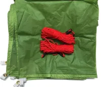 Туристический водонепроницаемый тент MHZ НФ-00008365 Green 3x3 м от дождя и солнца, Шатер для кемпинга с силиконовым покрытием в чехле Зеленый