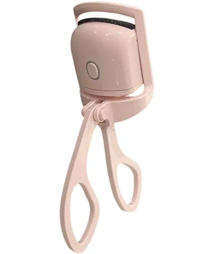 Акумуляторні щипці Затискач Eye Lashes machine MK018 для завивки вій, електричний підкручувач керлер від USB з підігрівом 2 режими Рожевий