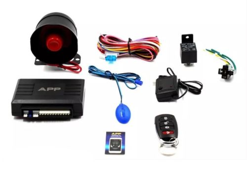 Універсальна Автомобільна двостороння сигналізація Car Alarm 2WAY KD-3000 APP 12V з управлінням від телефону Автосигналізація з сиреною для машини