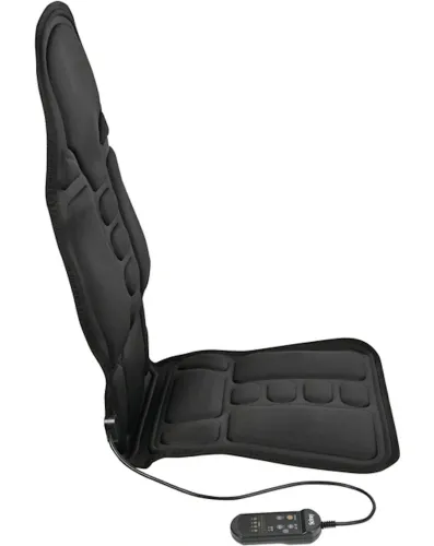 Массажная накидка на кресло Massage Cushion Inspire 083MC с подогревом в автомобиле Вибрационный массажер LY-54 для сидения от сети и прикуривателя