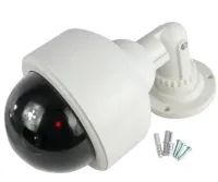 Універсальна камера відеоспостереження обманка муляж Camera Abtech Dummy 2000 з датчиком руху, Камера-обманка з миготливим світлодіодом на батарейках