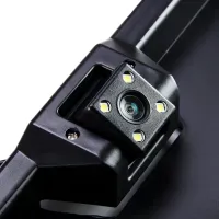 Кольорова камера заднього виду в рамці номерного знака SmartTech a58 JX9488A з підсвічуванням 4LED Тримач рамка для номера з камерою, Авторамка Чорна