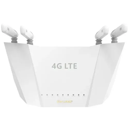 Бездротовий Wi-Fi Роутер маршрутизатор LB-Link BL-CPE450M 4G до 300 Мбіт/з зі слотом для сім карти, Wifi роутер до 300Mb / s 4 зовнішні антени Білий