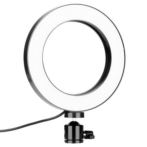 Кільцева USB LED лампа Bracket Fill Light Live K315 16см 6 " зі штативом і двома власниками настільна світлодіодна Multi-Position Ring Broadcasting