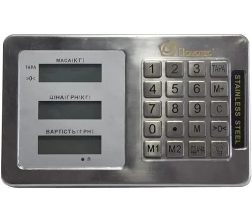 Электронные торговые весы Domotec до 350 кг 40х50, товарные платформа, базарные до 300кг со стойкой