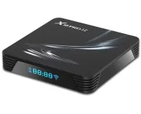 Смарт приставка для телевізора з пультом x88 Pro 12 DDR 4g eMMC128G, медіаплеєр Android 12, Цифрова ТВ приставка з вбудованим WiFi модулем Чорна