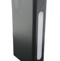 Портативний зарядний пристрій Power Bank YM-644DX 66W 30000 mAh C набором кабелів для зарядки з ліхтариком, зовнішній акумулятор повербанк Чорний