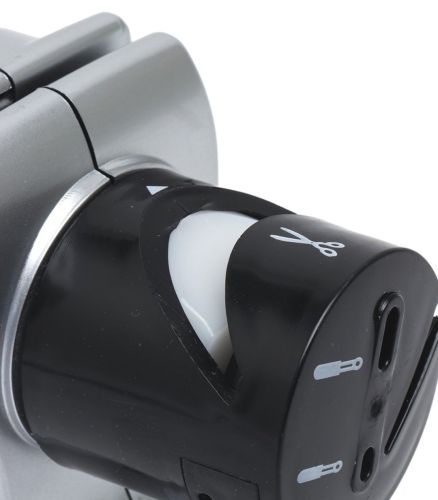 Электрическая точилка для ножей и кухонных ножниц от сети Electric Knife Sharpener 2 в 1 проводной станок точило инструмент для заточки лезвий 220V
