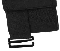 Поясна сумка бананка Mini Belt Bag ISKYBOB 7452 для документів і телефону без застібки, сумочка органайзер на пояс і ремінь чоловіків і жінок Чорна