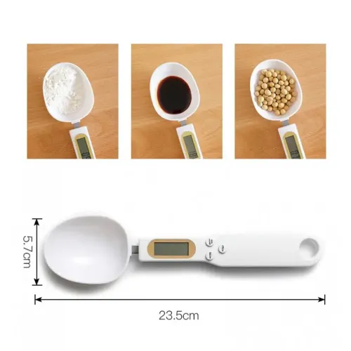 Электронные весы мерная ложка с LCD экраном Cuillere balance EL-57 0,1 - 500 гр Digital Spoon Scale Электронная кухонная ложка-весы цифровая до 500г