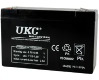 Герметичный аккумулятор BATTERY UKC 6V 12A свинцово кислотная аккумуляторная батарея