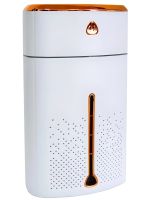 Ультразвуковий зволожувач повітря нічник Happy Home Heavy fog Humidifier з RGB підсвічуванням 1000мл, Аромадифузор міні дифузор від USB біло-золотий