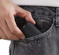 Акумуляторна Дорожня електробритва депілятор Blawless Portable Mini Shaver 5W, Бездротова роторна USB міні бритва Face Massager тример