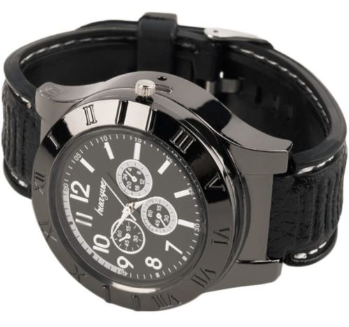 Наручний чоловічий годинник із запальничкою Huayue Watch Lighter Quartz XL-161 кварцові з USB зарядкою і спіральною електрозапальничкою, прикурювачем