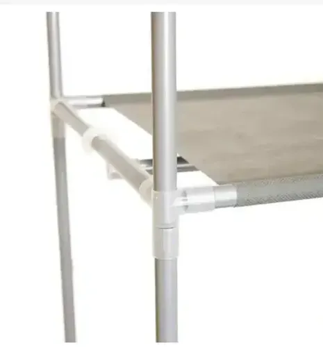Складная тканевая полка шкаф для хранения обуви Shoe Cabinet A-5 90x56x27 см 4 полки, Пылезащищенная полка органайзер каркасный 5556 HCX 7688