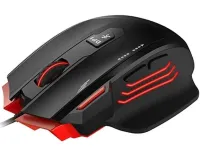 Ігрова дротова комп'ютерна мишка Jedel GM1070 Black з RGB підсвічуванням для ПК, геймерська USB миша для комп'ютера і ноутбука 96493 Чорна