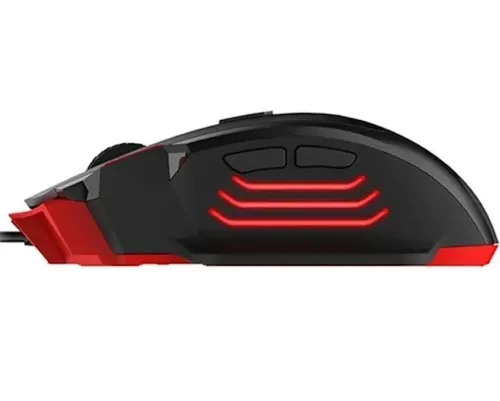 Ігрова дротова комп'ютерна мишка Jedel GM1070 Black з RGB підсвічуванням для ПК, геймерська USB миша для комп'ютера і ноутбука 96493 Чорна