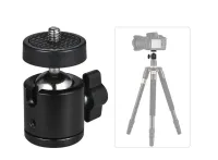 Шарнірна поворотна головка для штатива Accessories Поворотний кульовий адаптер для монопода, кріплення шарнірне для кільцевих ламп і штативів