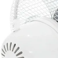 Настільний вентилятор Domotec MS - 1625 White Fan 3 режими діаметр 30 см, кімнатний компактний Електровентилятор Домотек MS1625 30 Вт від мережі Білий