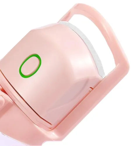Акумуляторні щипці Затискач Eye Lashes machine MK018 для завивки вій, електричний підкручувач керлер від USB з підігрівом 2 режими Рожевий
