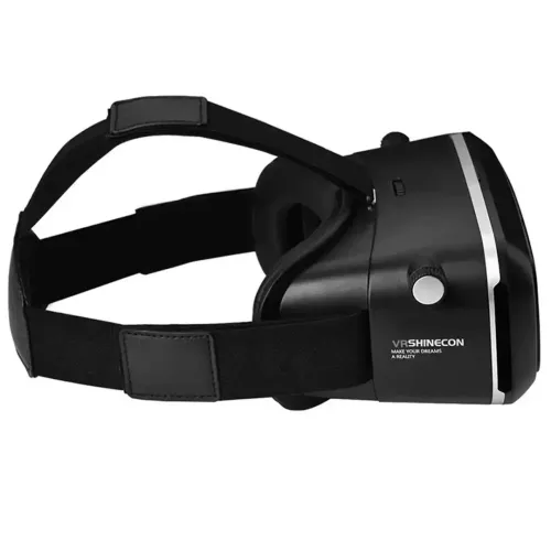 3D Очки виртуальной реальности с пультом ДУ VR Shinecon G04, 3Д Шлем виртуальной реальности для телефона, гарнитура для 4.7-6 дюймов, Черный