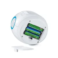 Настольные часы - проектор Music And Starry Sky Calendar 1038 с LED подсветкой, Музыкальный ночник проектор звездного ночного неба светильник Белый