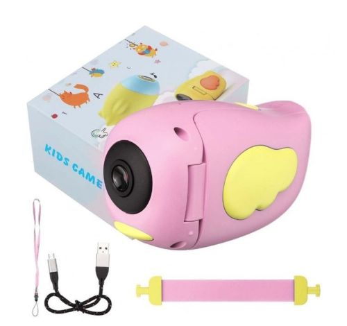 Дитяча відеокамера Smart Kids Video Camera DV-A100, Цифрова міні камера пташка з фото відео зйомкою, фотоапарат 2 " з творчою студією та іграми