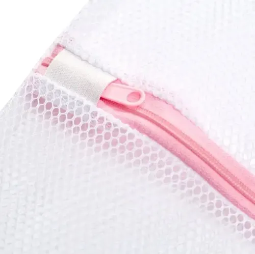 Універсальний сітчастий чохол контейнер Mesh Laundry Bag для прання нижньої білизни 13x16 см Органайзер мішок для пральної машини захист від деформації