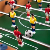 Настільна дитяча гра футбол Football Champions 2218 по 6 гравців в команді з лічильником голів, Настільний набір 12 гравців на двох для дітей