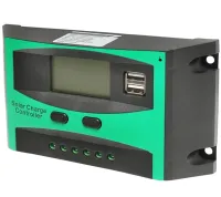 Автоматичний контролер заряду АКБ сонячної батареї UKC LD-520A 20A, 12V 24V для контролю заряду батарей в сонячних панелях 12В 24В PWM MP-CTRL20