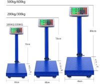 Торгові посилені ваги до 300 кг Domotec Fold 40x50 300кг з Залізною головою, торгові підлогові ваги Спартак, Matrix MX - 423 350 кг