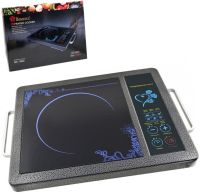Електрична настільна інфрачервона плита Domotec MS - 5842 Ceramic на 1 конфорку 2000W, Керамічна індукційна електроплита 2000Вт 8 режимів