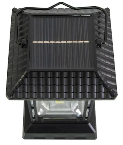 Подвесной уличный фонарь Solar CL-T60 на солнечной батарее с пультом ДУ, Аккумуляторный кемпинговый светильник с датчиком движения от батареек 18650