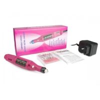 Фрезер-ручка 20000 оборотів/хв Bucos Nail Drill ZS-100 для апаратного манікюру і педикюру фрейзер для полірування 6 в 1, + набір фрез Рожевий