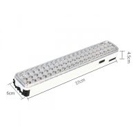 Аварійний Світлодіодний світильник прожектор KOHJ KD-715 6W 63 LED SMD 63 діода 516 Lm 6000K, Аварійна акумуляторна світлодіодна LED лампа від USB