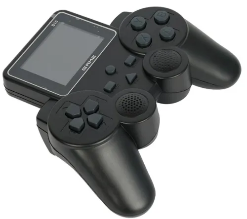 Ігрова міні ретро приставка геймпад Gamepad Jetson SEGA S10 на 520 вбудованих ігор, Бездротова консоль з екраном 2.4 LCD від акумулятора Чорна