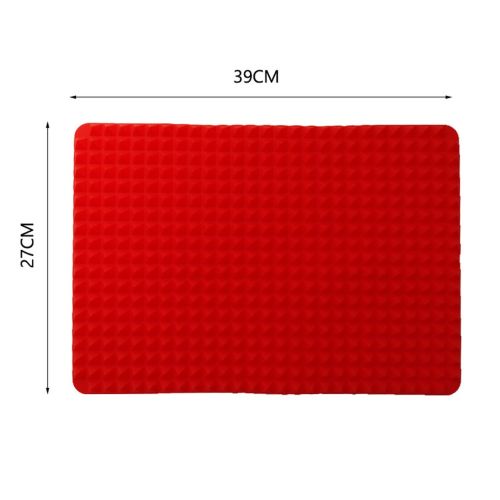 Антипригарний силіконовий килимок для випічки Pyramid Pan Fat-Reduction Silicone Cooking Mat, Деко для гриля і запікання, Підставка під гаряче