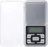 Кишенькові ювелірні електронні ваги 0,1-200 гр Domotec MS-1728B з LCD-дисплеєм, портативні компактні цифрові ваги з підсвічуванням і кришкою 200гр