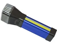 Ручной аккумуляторный фонарик COBA CB-888 5W с боковым светом 26 LED, Карманный светодиодный фонарь СОВА YYC-C69 до 150 метров 5 режимов USB Синий