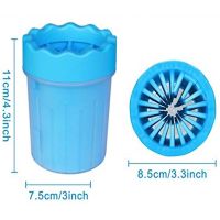 Лапомойка для маленьких собак S Pet Feet Washer Small 11 см, Ємність для миття лап кішок, Маленький стакан очищувач лап тварин
